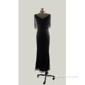 Sexy Lady Black Long Shoulder Off Mermaid Vestido